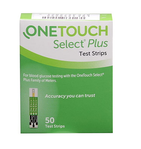 OneTouch Select Plus Test Strips 50's