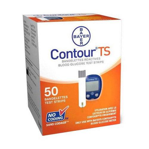 Contour TS Blood Glucose Test Strips 50's