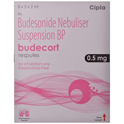 Budecort 0.5mg Respules 2ml contains Budesonide 0.5mg