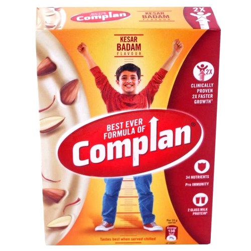 Complan Kesar Badam Health Drink Powder 200g (Refill Pack)