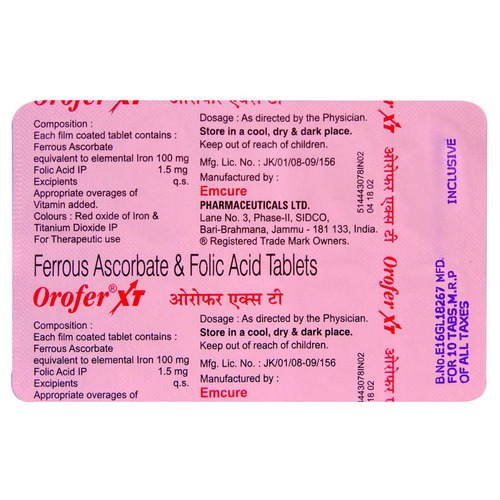 Orofer XT Tablet 10's