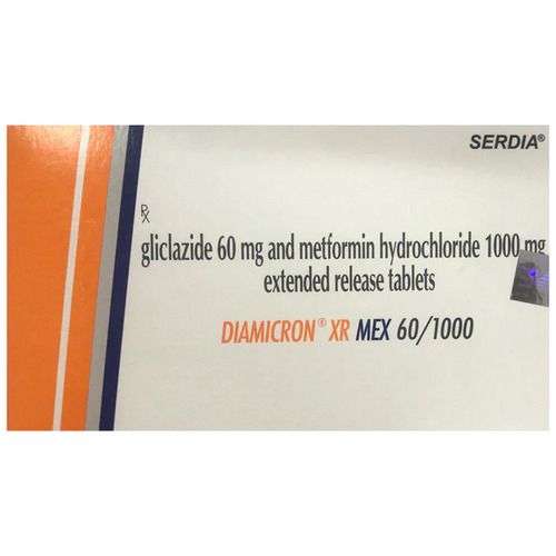 Diamicron XR Mex 60/1000 Tablet ER 10's