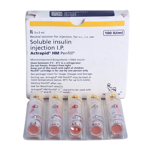 Buy Actrapid HM 100IU/ml Penfill 3ml