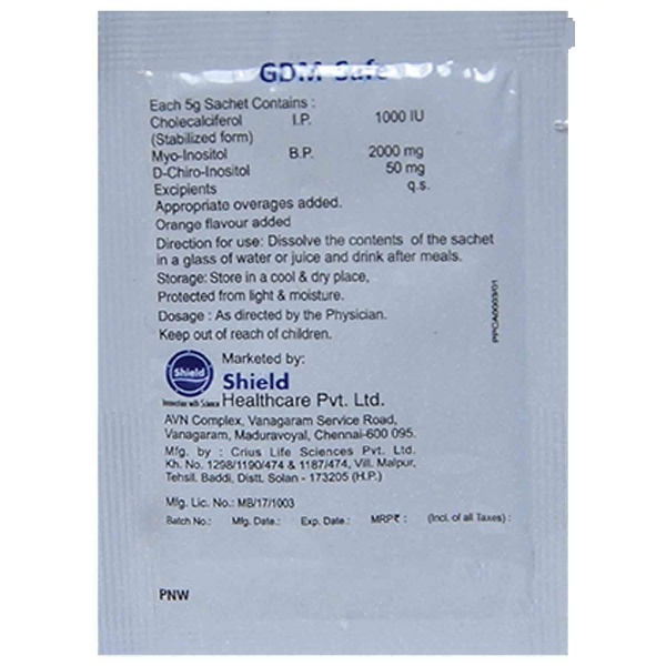 Buy GDM Safe Sachet 5g Online Check Price & Substitutes