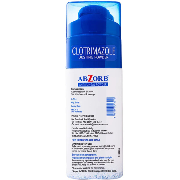 Buy Abzorb Anti Fungal Dusting Powder 100g Online Check Price