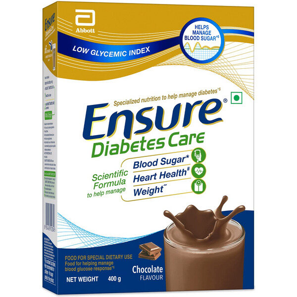 Ensure Diabetes Care Chocolate Powder 400g (Refill Pack)