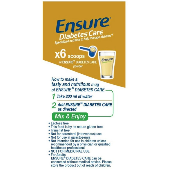 Ensure Diabetes Care Chocolate Powder 400g (Refill Pack)