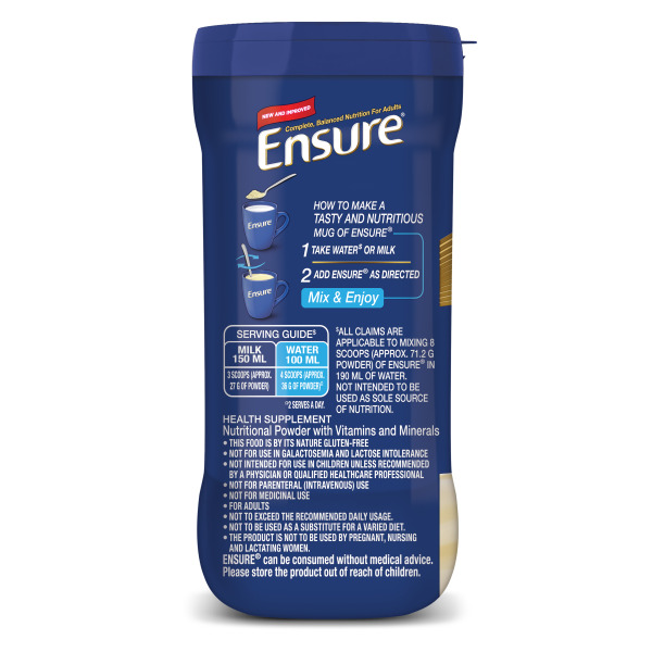 Buy Ensure Vanilla Adult Nutrition Health Drink 400g (Jar) Online