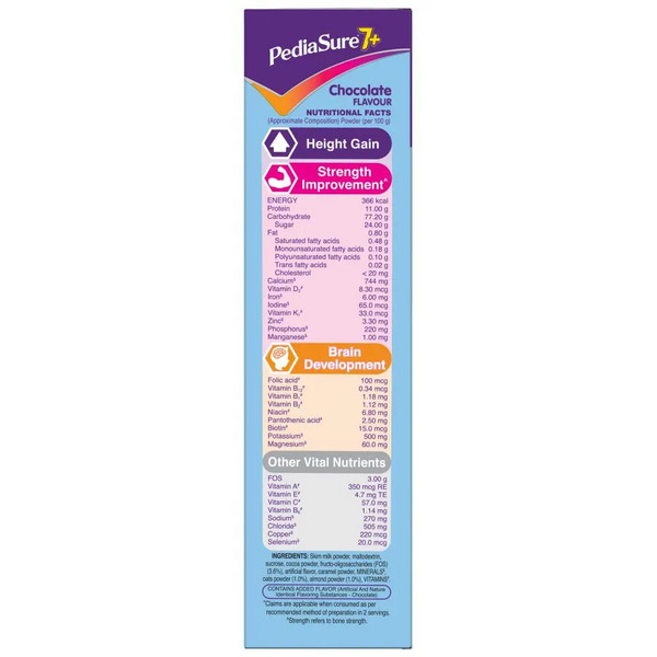 PediaSure 7+ Chocolate with Oats & Almond Health Drink 200g (Refill Pack)