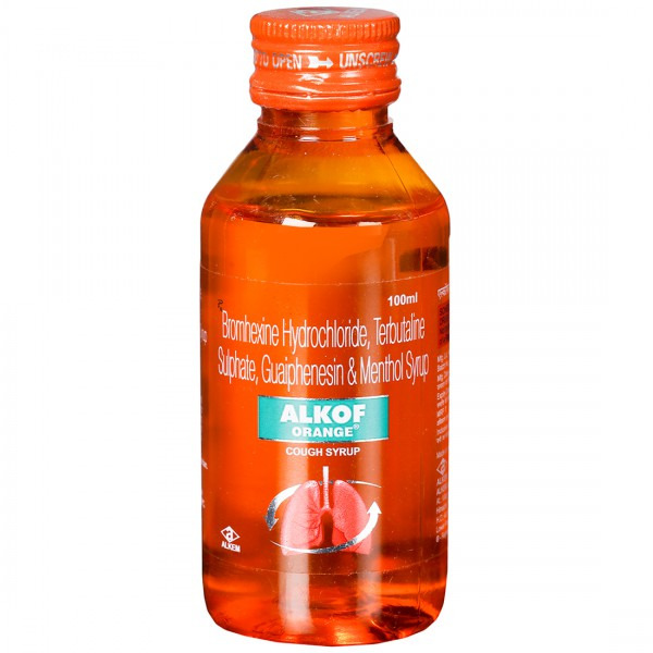 Alkof Orange Cough Syrup 100ml Check Price, Uses, Side Effects