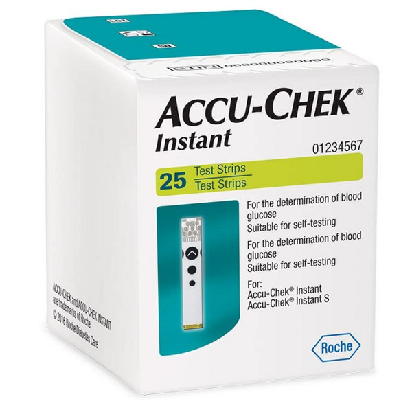 Accu-Chek Instant Test Strips 25's
