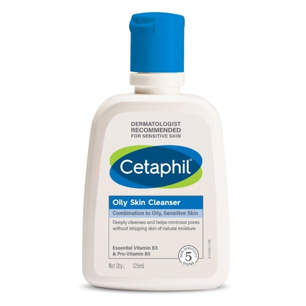 Cetaphil Oily Skin Cleanser 125ml (Oily, Sensitive Skin)