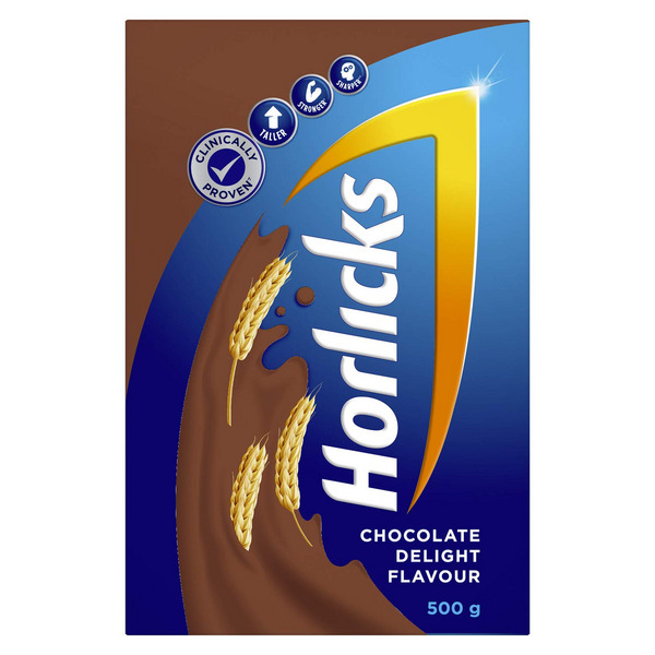 Horlicks Chocolate Delight Nutrition Drink 500g (Refill Pack)