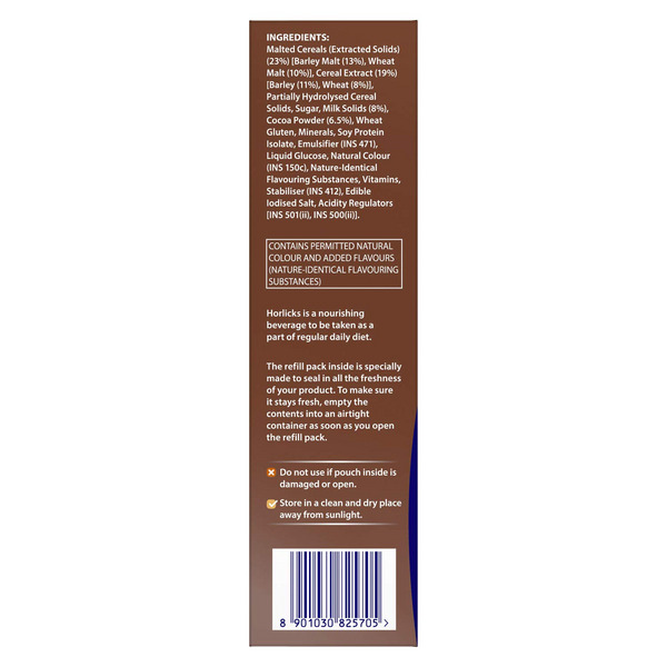Buy Horlicks Chocolate Delight Nutrition Drink 500g (Refill Pack