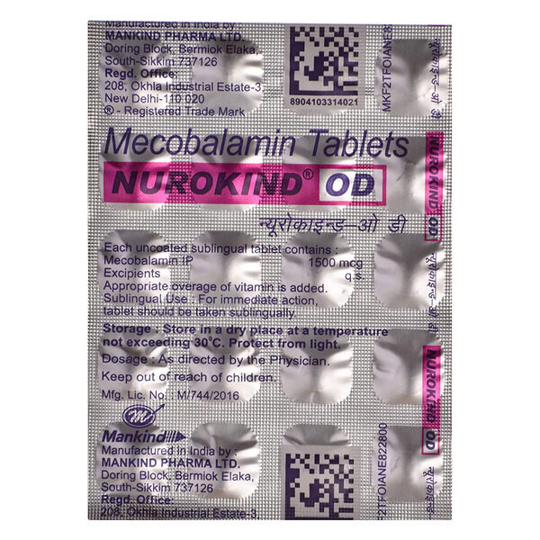 Nurokind OD Tablet 20's Check Price, Uses, Side Effects, Substitutes