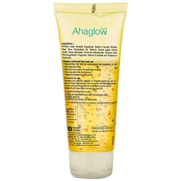Buy Ahaglow Advanced Skin Rejuvenating Face Wash 100g Online Check