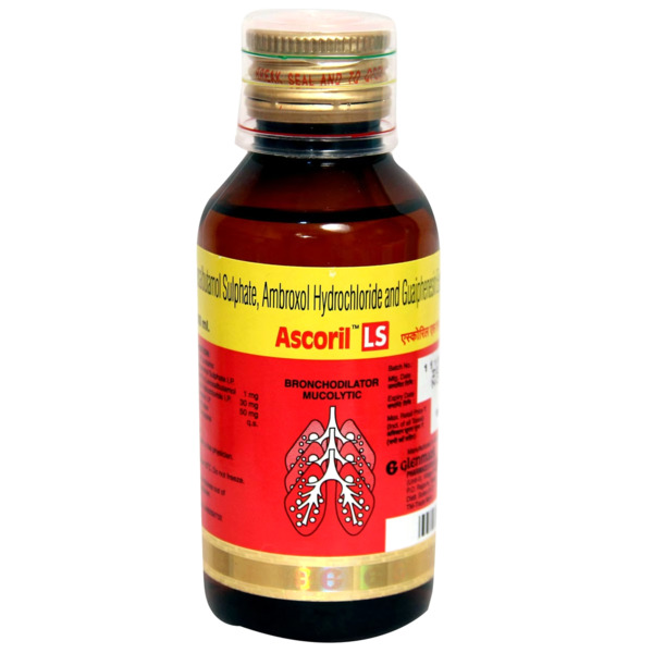 Ascoril LS Syrup 100ml Check Price, Uses, Side Effects, Substitutes