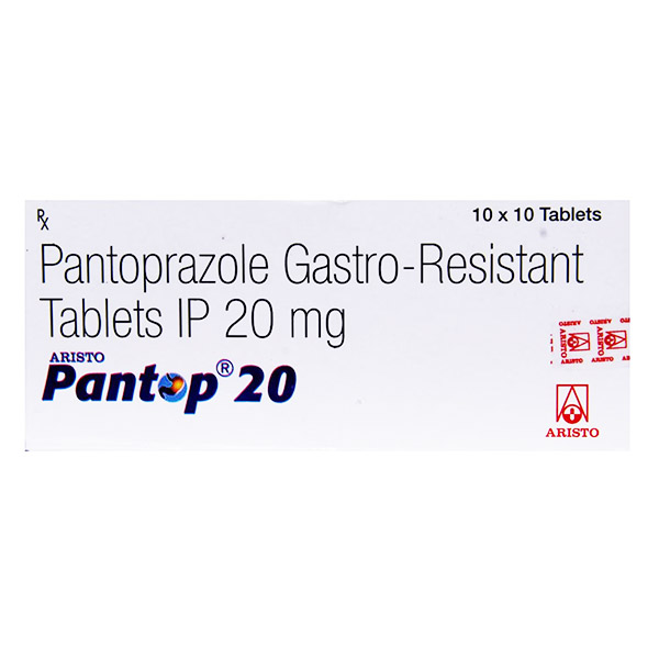 Pantop 20 Tablet 10's Check Price, Uses, Side Effects, Substitutes