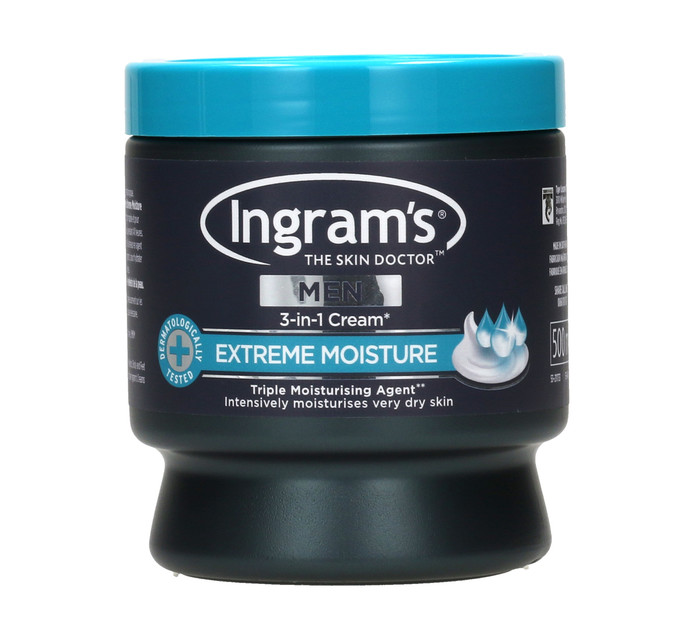 INGRAM'S MEN 3in1 EXTREME MOISTURE CREAM 500ml